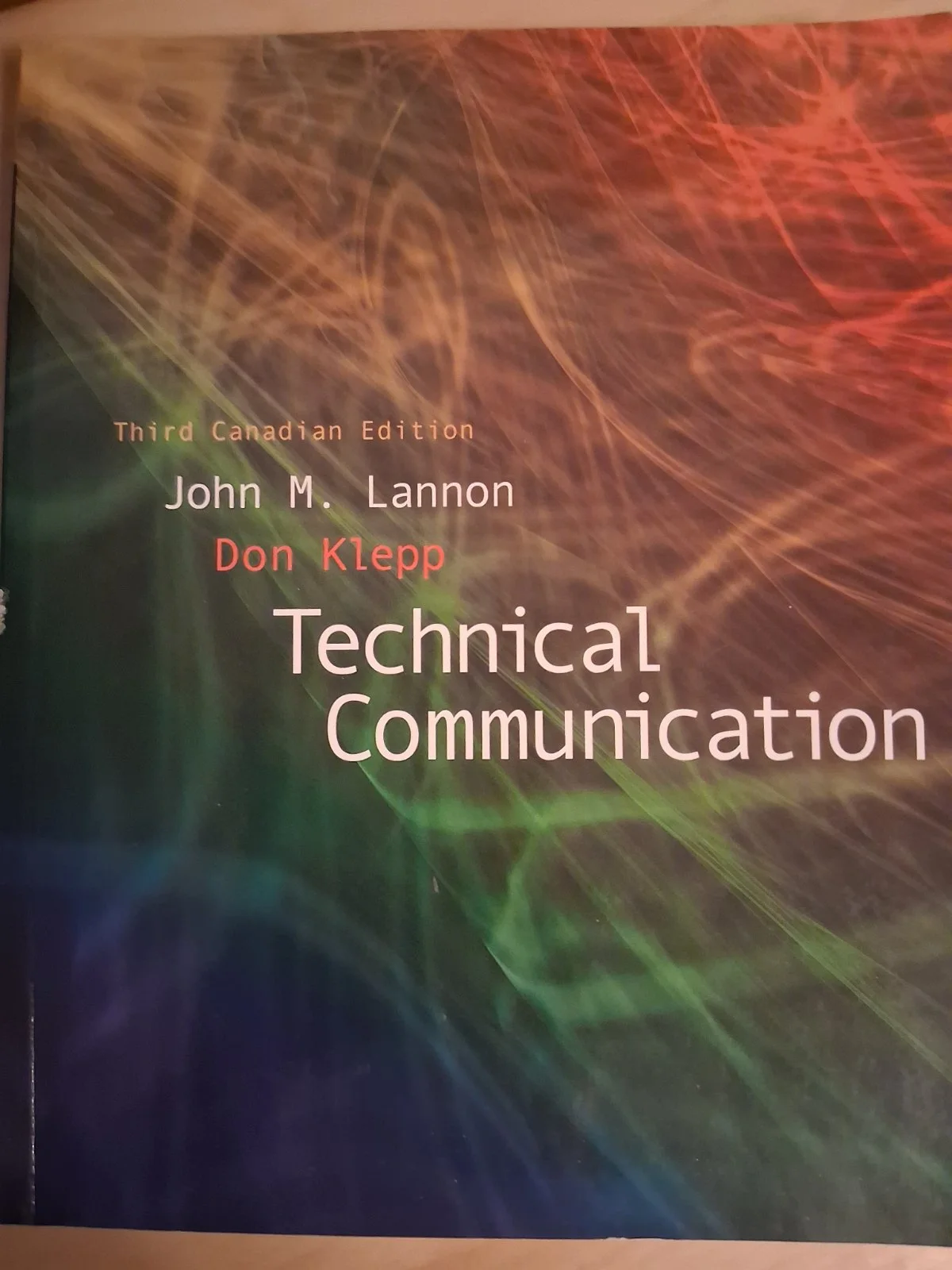 Technical Communication. 3rd Canadian Edition