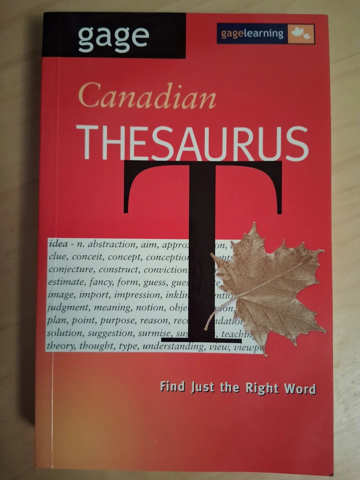 Gage Canadian Thesaurus
